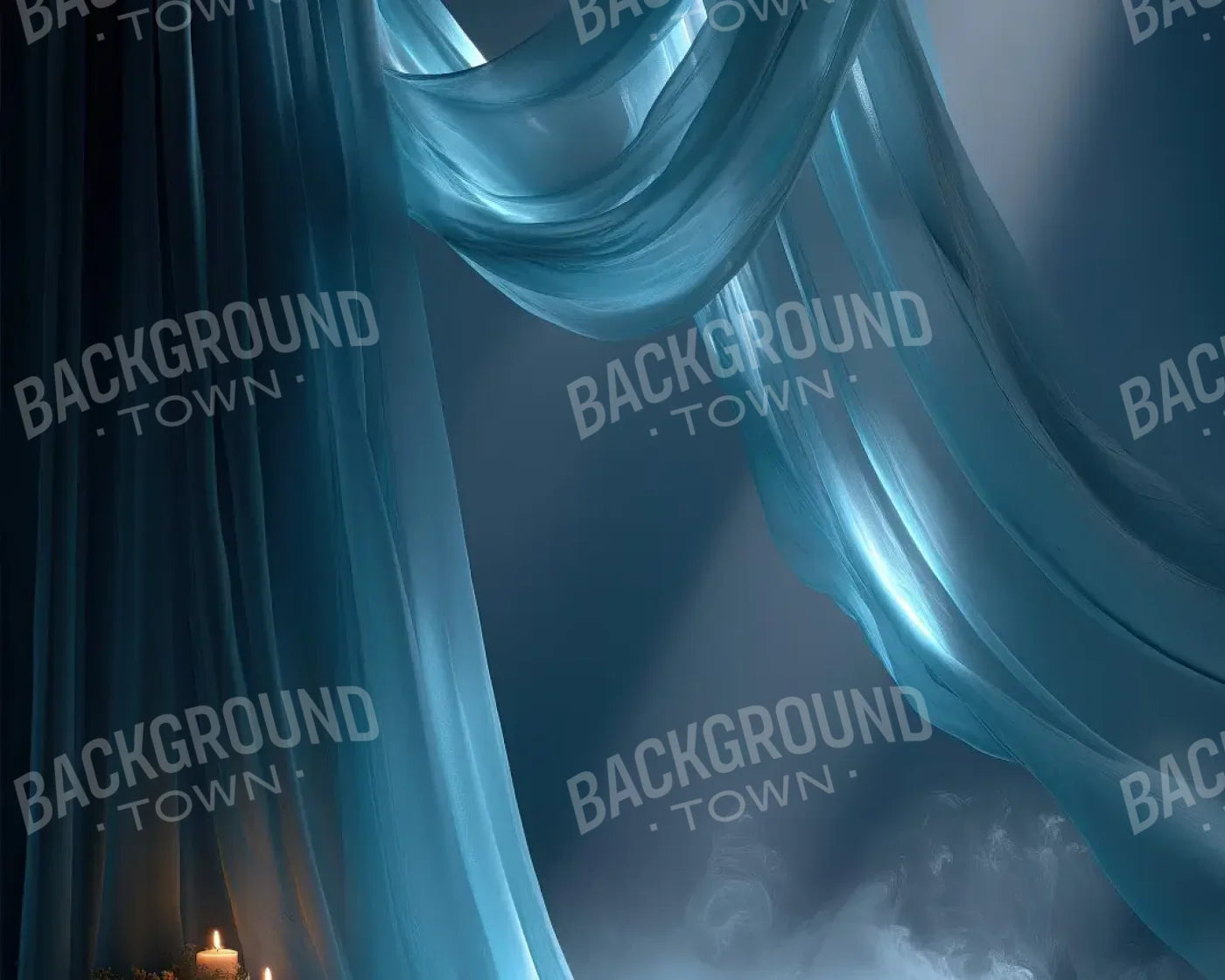 Elegant Drapes 1 10’x8’ Fleece (120 x 96 inch) Backdrop
