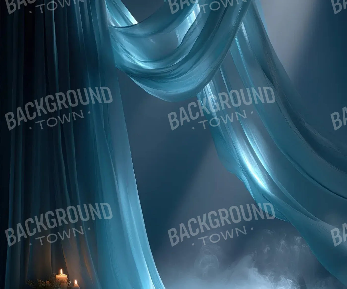 Elegant Drapes 1 12’x10’ UltraCloth (144 x 120 inch) Backdrop