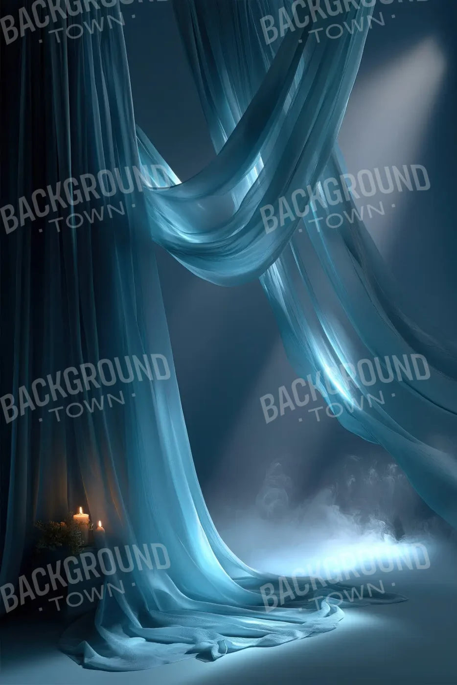 Elegant Drapes 1 8’x12’ UltraCloth (96 x 144 inch) Backdrop