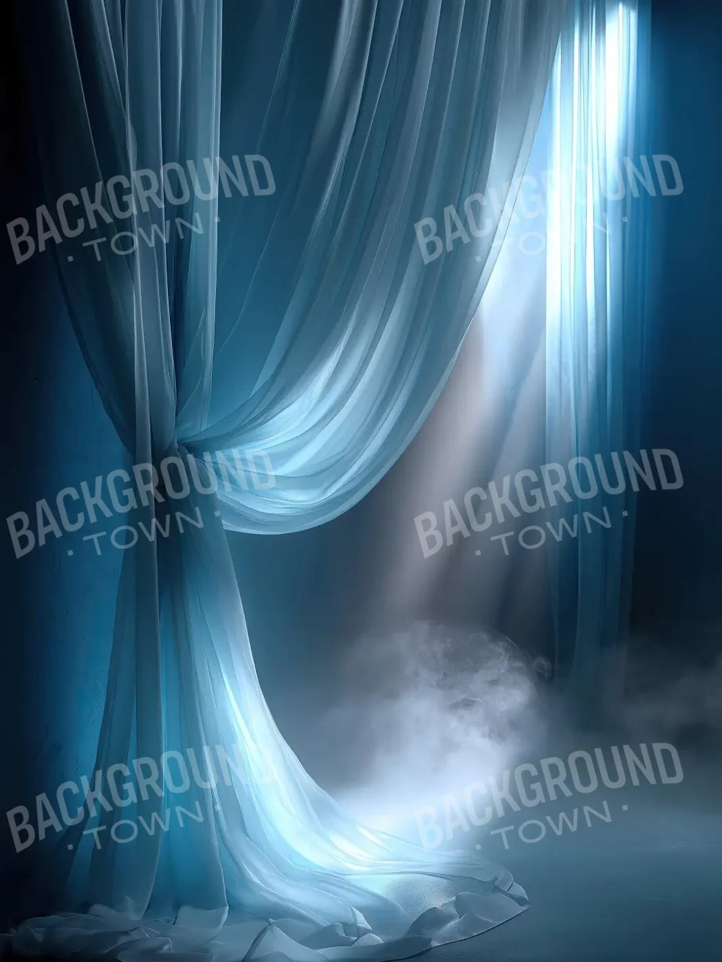 Elegant Drapes 2 5’x6’8 Fleece (60 x 80 inch) Backdrop