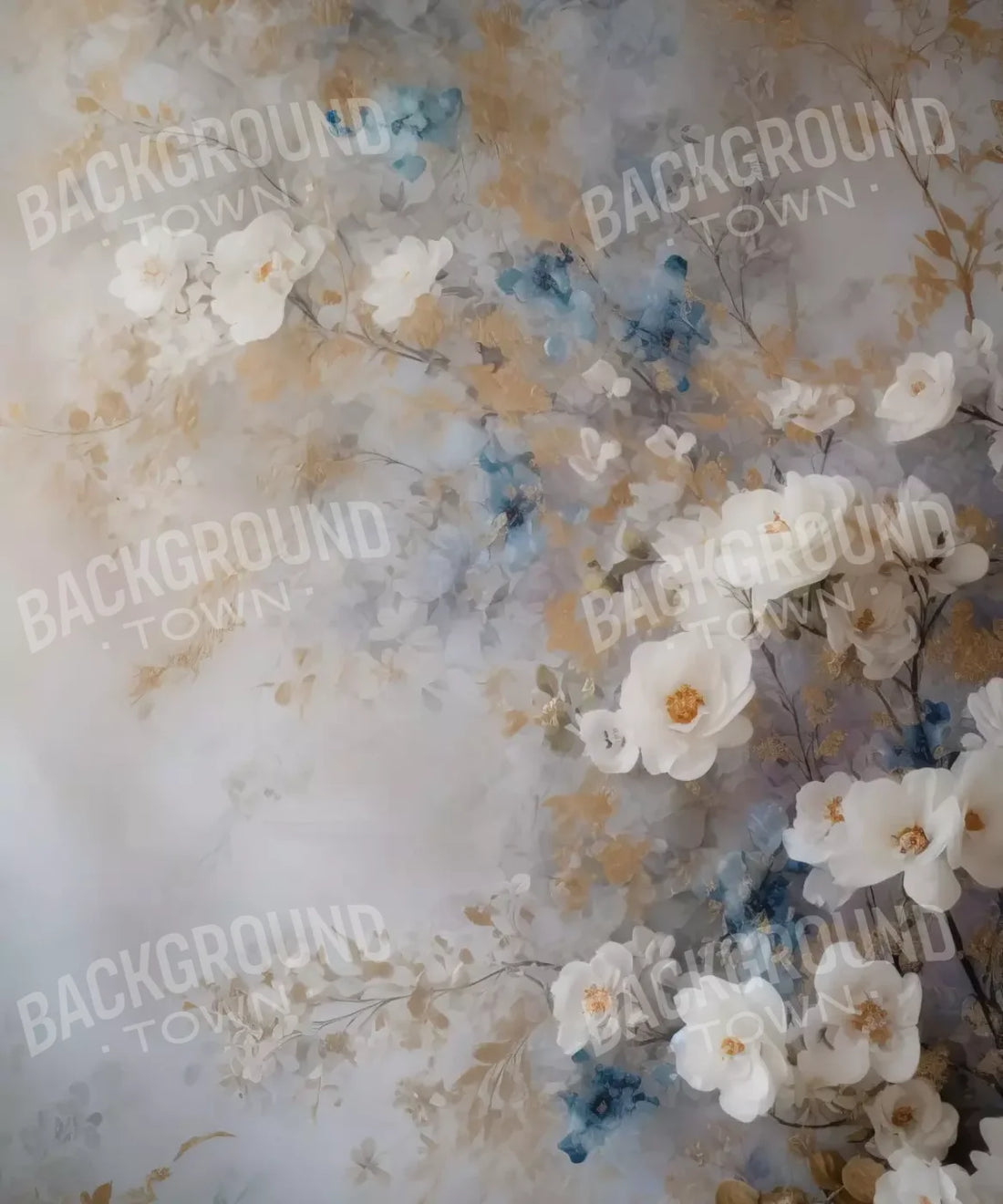 Gray White Blue Backdrop for Photography