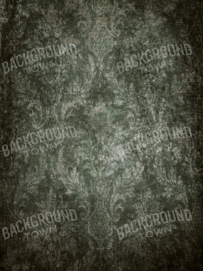 Emerald Damask 5X68 Fleece ( 60 X 80 Inch ) Backdrop