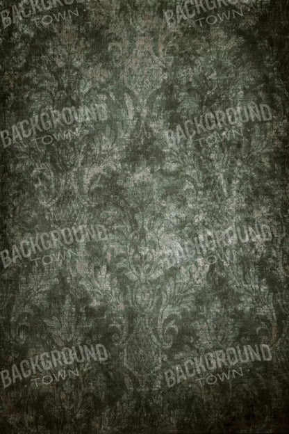 Emerald Damask 5X8 Ultracloth ( 60 X 96 Inch ) Backdrop
