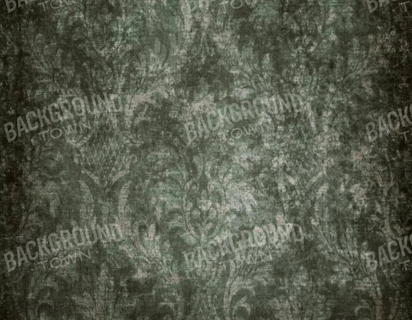 Emerald Damask 8X6 Fleece ( 96 X 72 Inch ) Backdrop