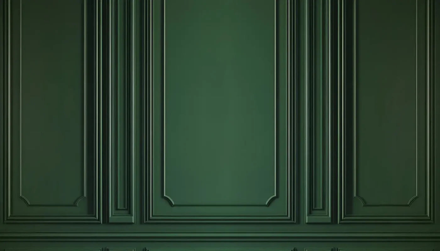 Emerald Mansion Wall Backdrop