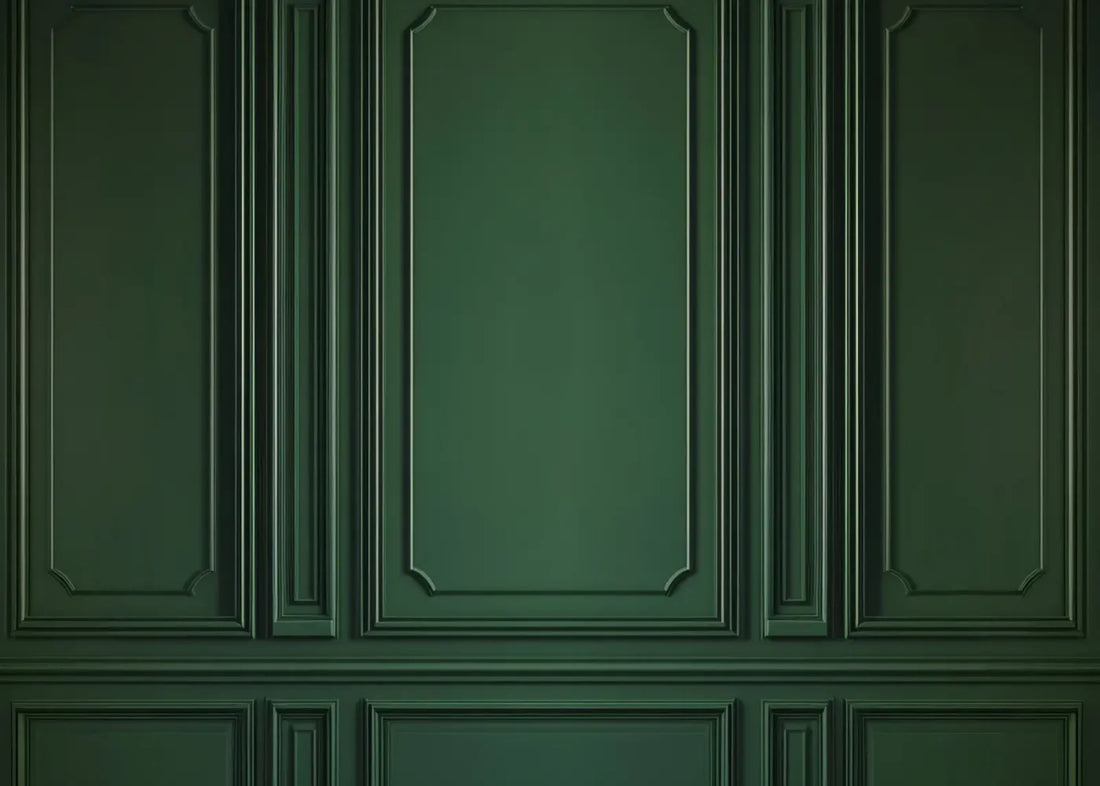 Emerald Mansion Wall Backdrop