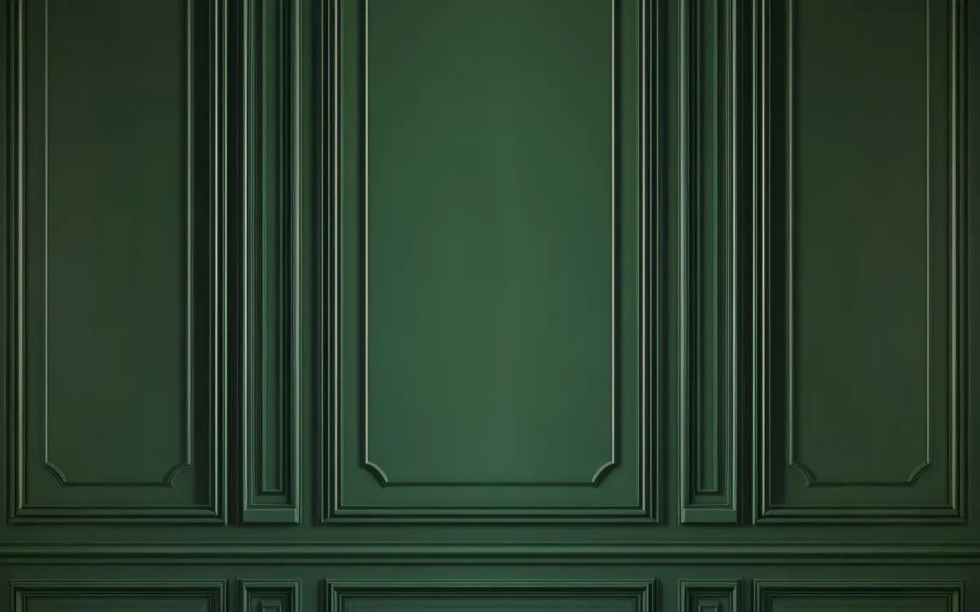 Emerald Mansion Wall Backdrop