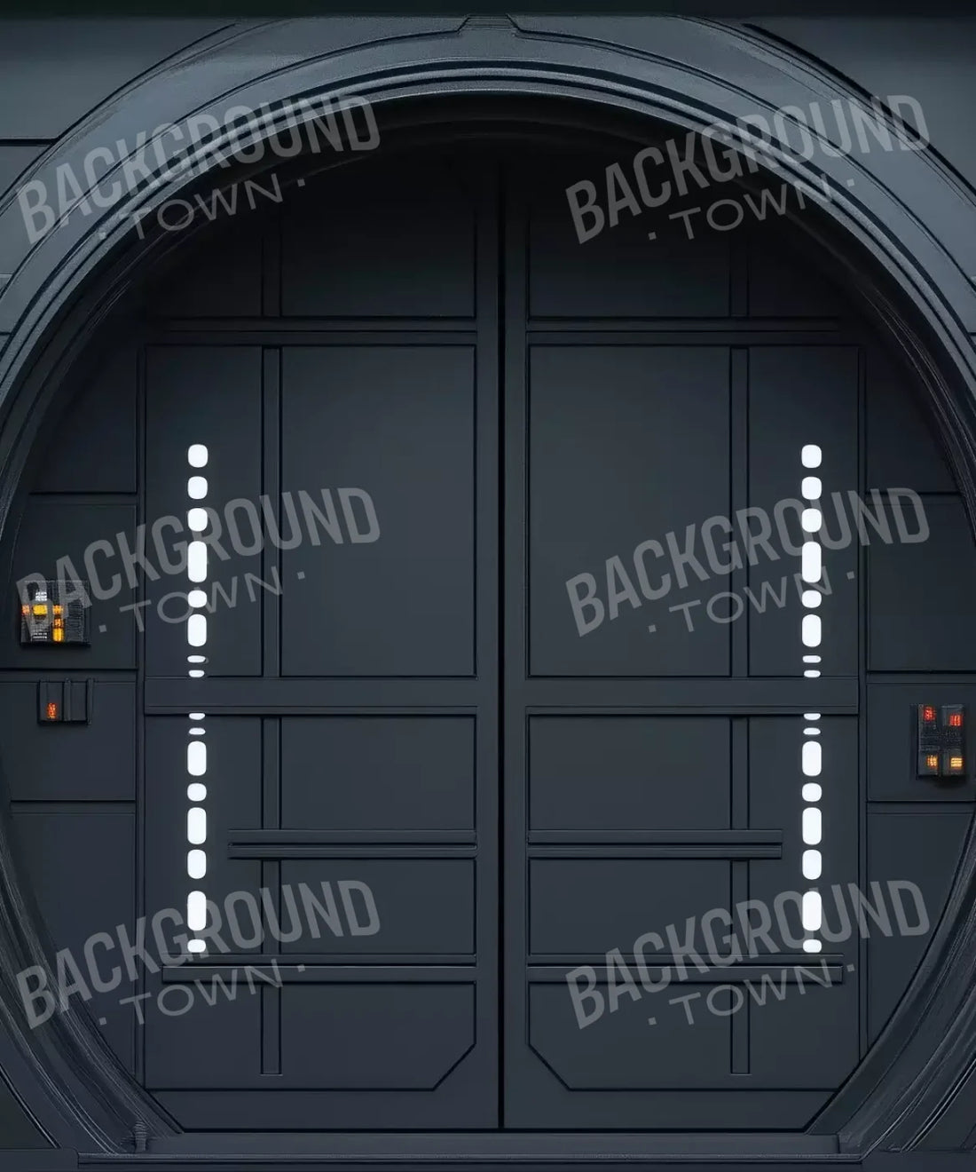 Black Futuristic Backdrop for Photography