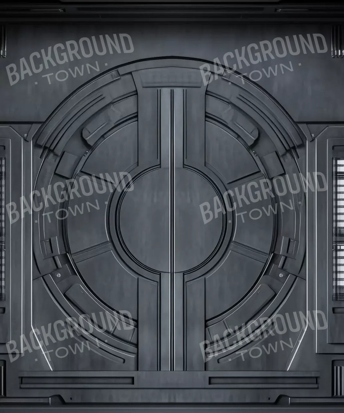 Black Futuristic Backdrop for Photography