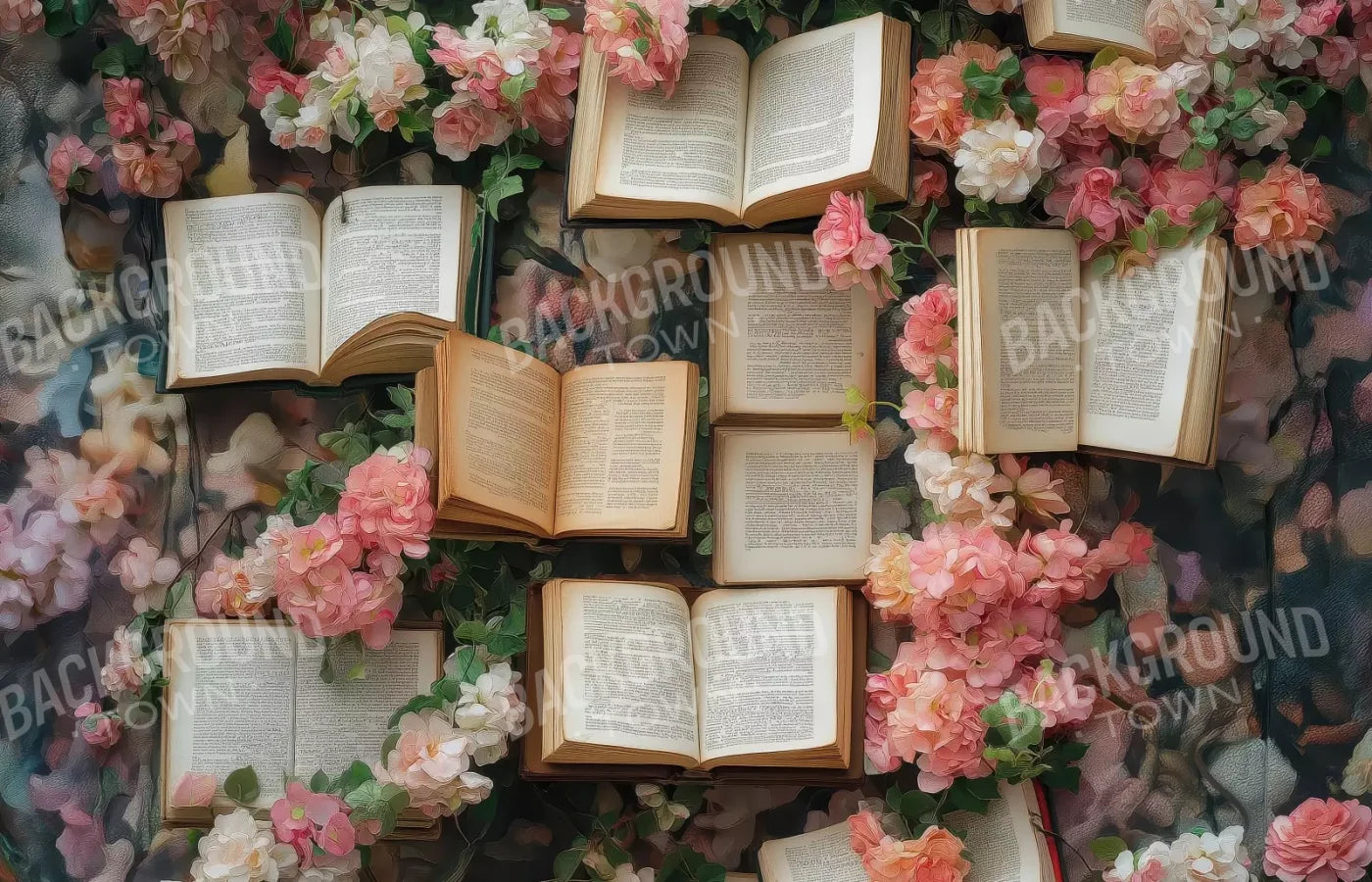 Enchanted Book Wall 14’X9’ Ultracloth (168 X 108 Inch) Backdrop