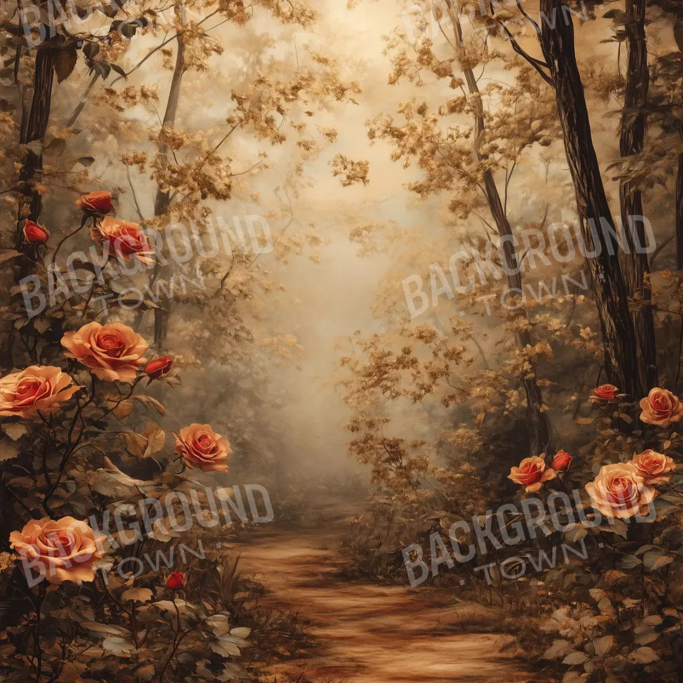 Enchanted Forest I 10’X10’ Ultracloth (120 X Inch) Backdrop