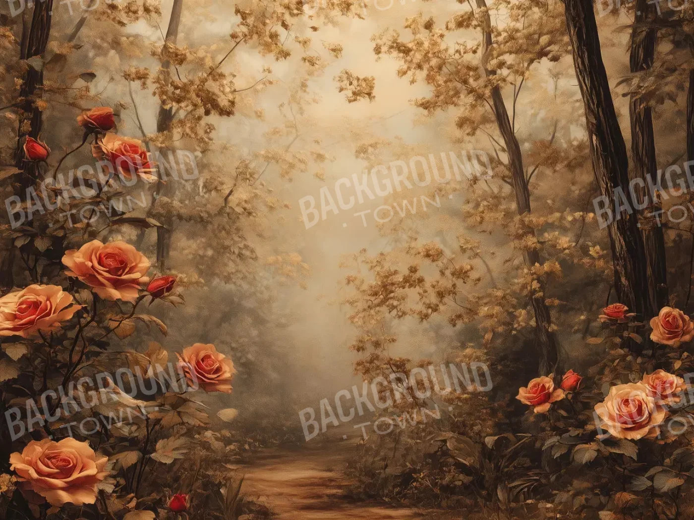 Enchanted Forest I 6’8X5’ Fleece (80 X 60 Inch) Backdrop