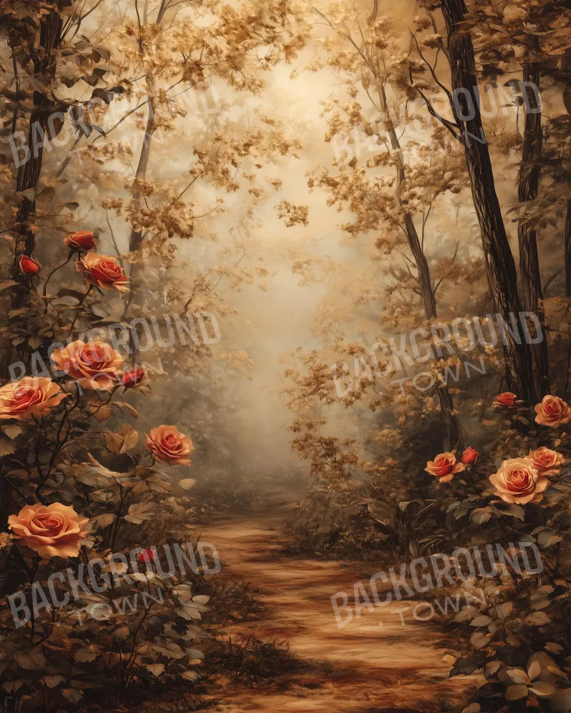 Enchanted Forest I 8’X10’ Fleece (96 X 120 Inch) Backdrop