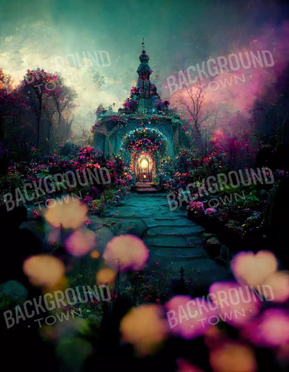 Enchanted Village Ii 6X8 Fleece ( 72 X 96 Inch ) Backdrop