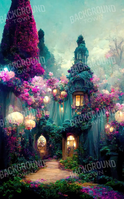 Enchanted Village I 9X14 Ultracloth ( 108 X 168 Inch ) Backdrop