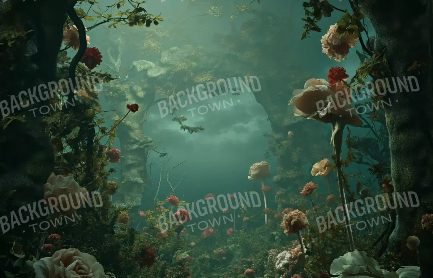 Entrance To Wonderland 14’X9’ Ultracloth (168 X 108 Inch) Backdrop