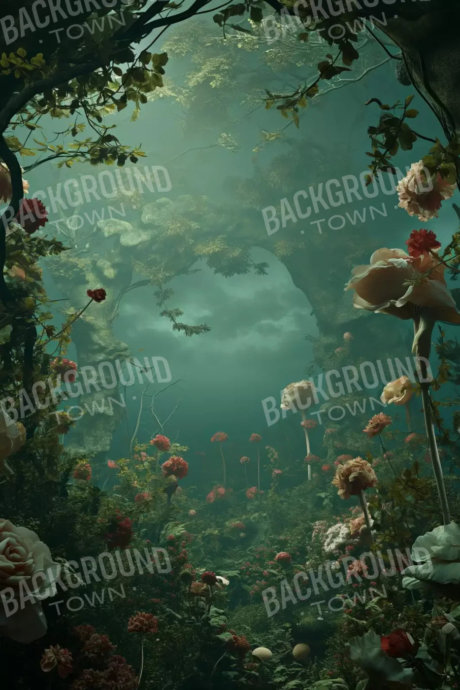 Entrance To Wonderland 8’X12’ Ultracloth (96 X 144 Inch) Backdrop