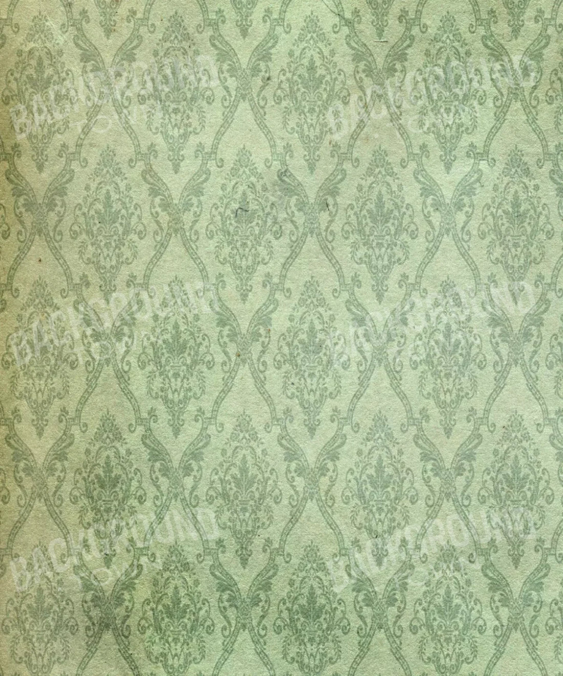 Green Damask Backdrop for Photography