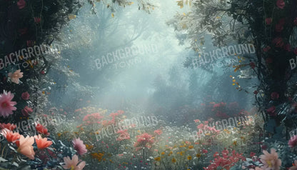 Ethereal Flowey Garden 14’X8’ Ultracloth (168 X 96 Inch) Backdrop
