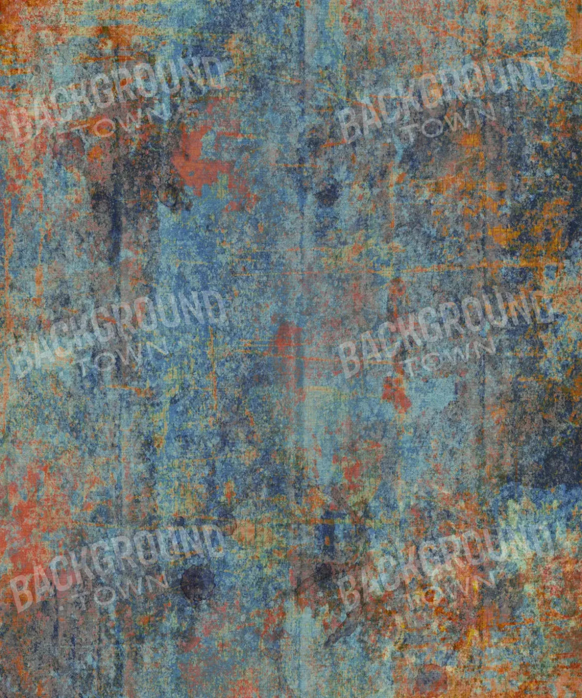 Blue Urban Grunge Backdrop for Photography