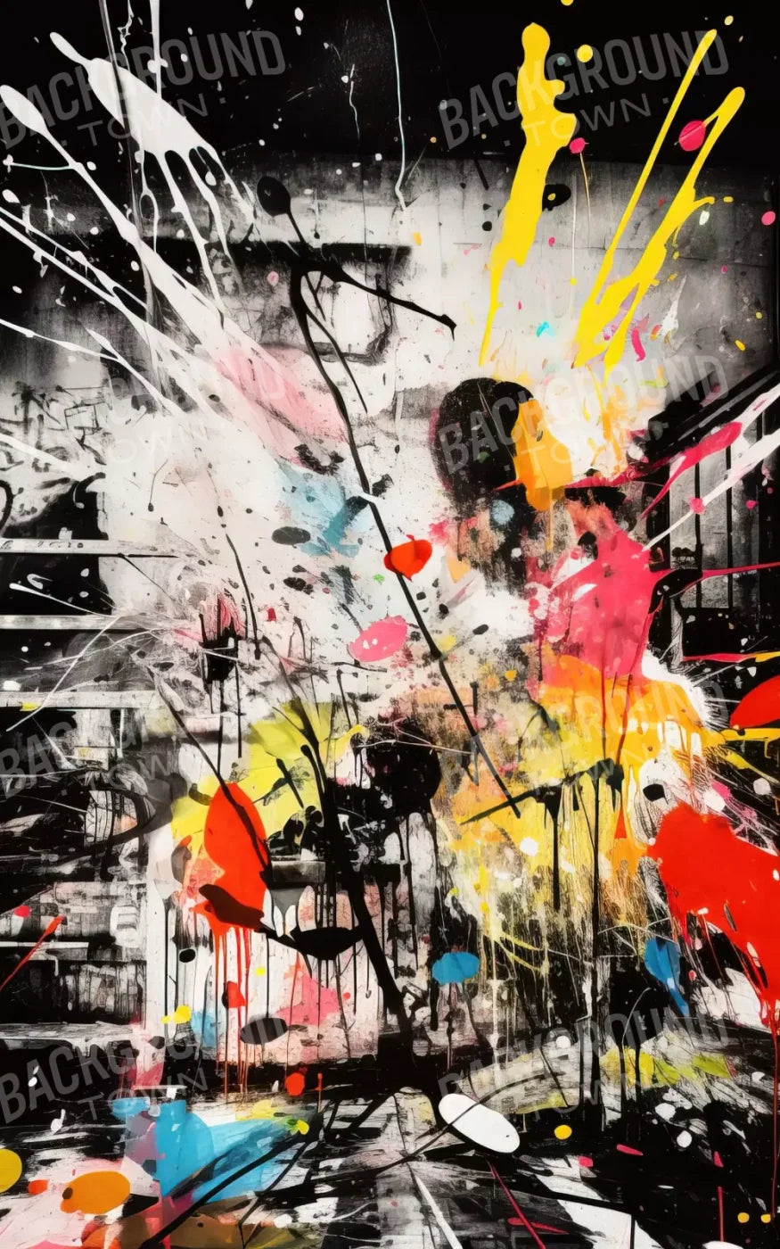 Expressionist Art I 5’X8’ Ultracloth (60 X 96 Inch) Backdrop