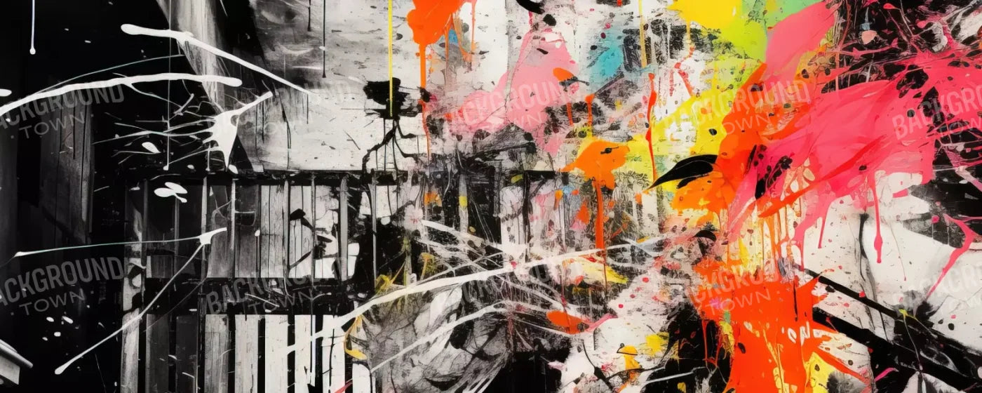 Expressionist Art Ii 20’X8’ Ultracloth (240 X 96 Inch) Backdrop