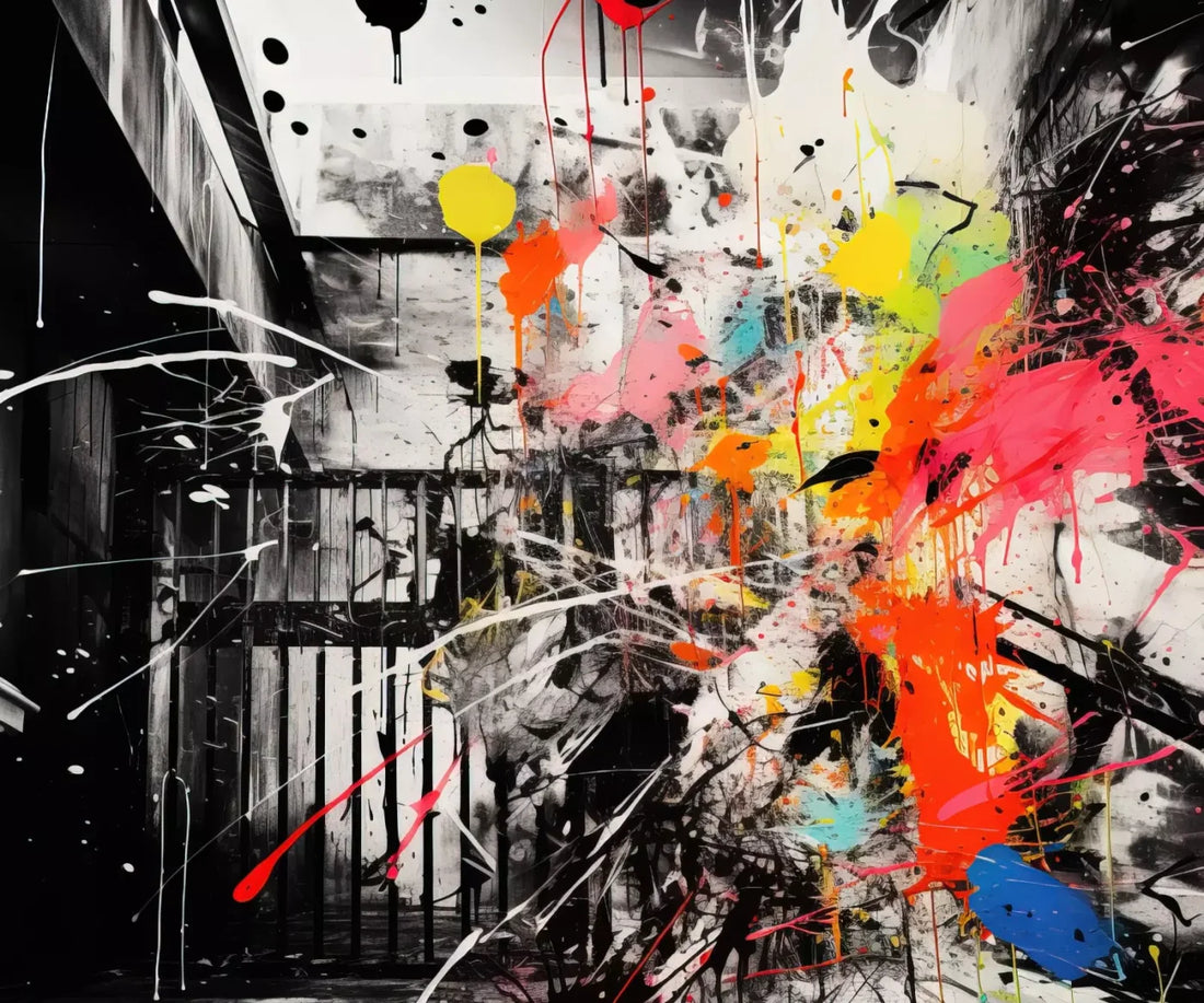 Expressionist Art Ii 5’X4’2 Fleece (60 X 50 Inch) Backdrop