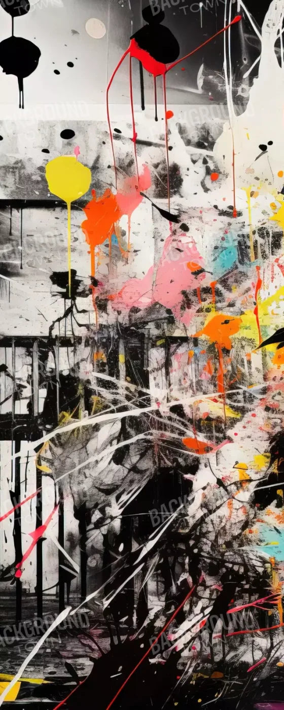 Expressionist Art Ii 8’X20’ Ultracloth (96 X 240 Inch) Backdrop