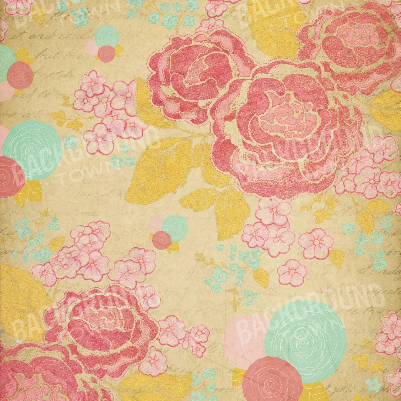 Fab Florals 10X10 Ultracloth ( 120 X Inch ) Backdrop