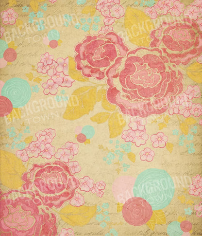 Fab Florals 10X12 Ultracloth ( 120 X 144 Inch ) Backdrop