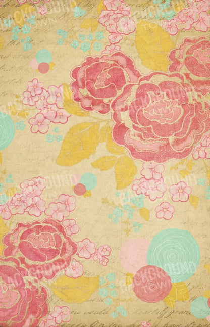 Fab Florals 8X12 Ultracloth ( 96 X 144 Inch ) Backdrop