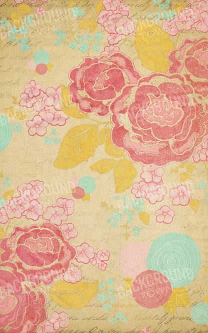 Fab Florals 9X14 Ultracloth ( 108 X 168 Inch ) Backdrop