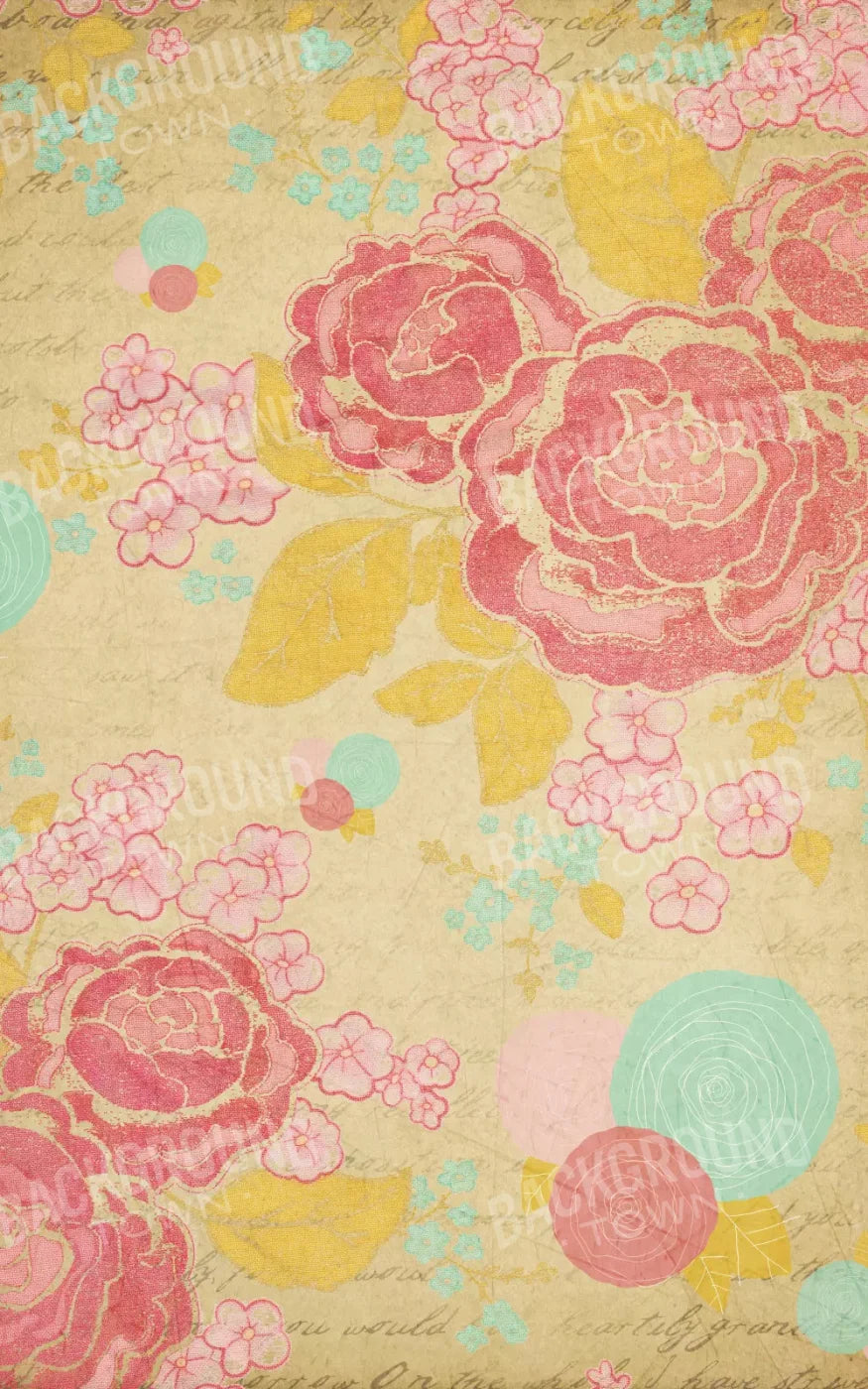 Fab Florals 9X14 Ultracloth ( 108 X 168 Inch ) Backdrop