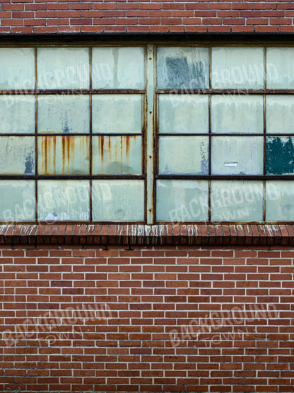 Factory Brick Wall 8X10 Fleece ( 96 X 120 Inch ) Backdrop