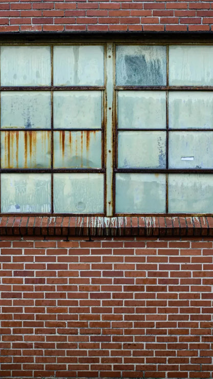 Factory Brick Wall 8X14 Ultracloth ( 96 X 168 Inch ) Backdrop