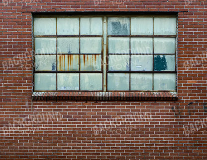 Factory Brick Wall 8X6 Fleece ( 96 X 72 Inch ) Backdrop
