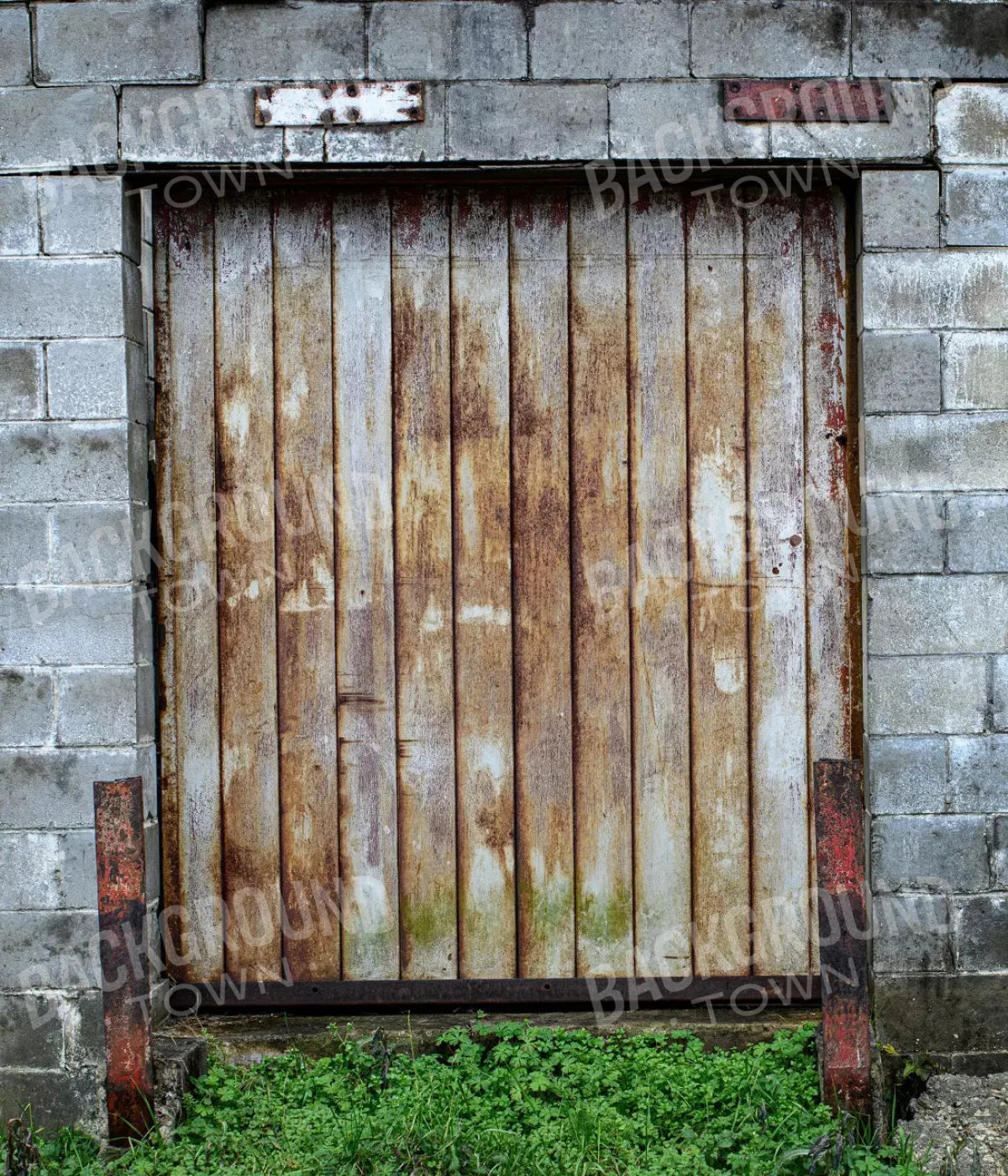 Factory Door 10X12 Ultracloth ( 120 X 144 Inch ) Backdrop