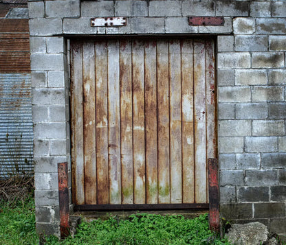 Factory Door 12X10 Ultracloth ( 144 X 120 Inch ) Backdrop