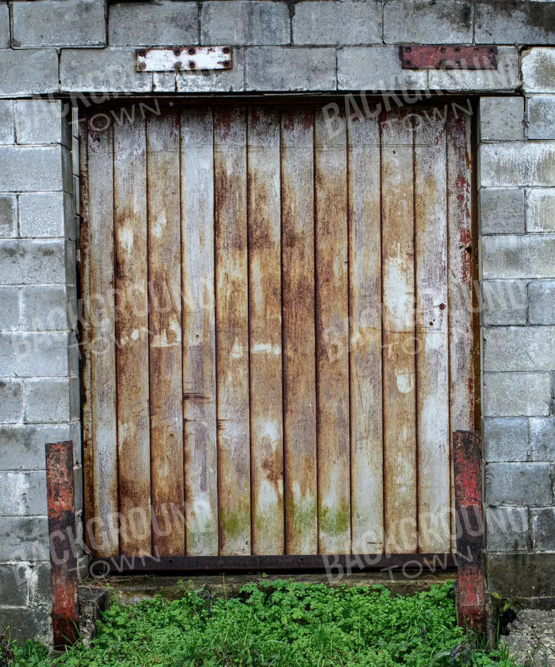 Gray Brick and Stone Backdrop for Photography