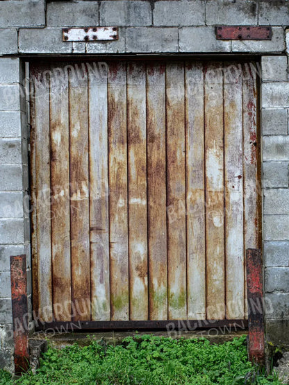 Factory Door 5X68 Fleece ( 60 X 80 Inch ) Backdrop