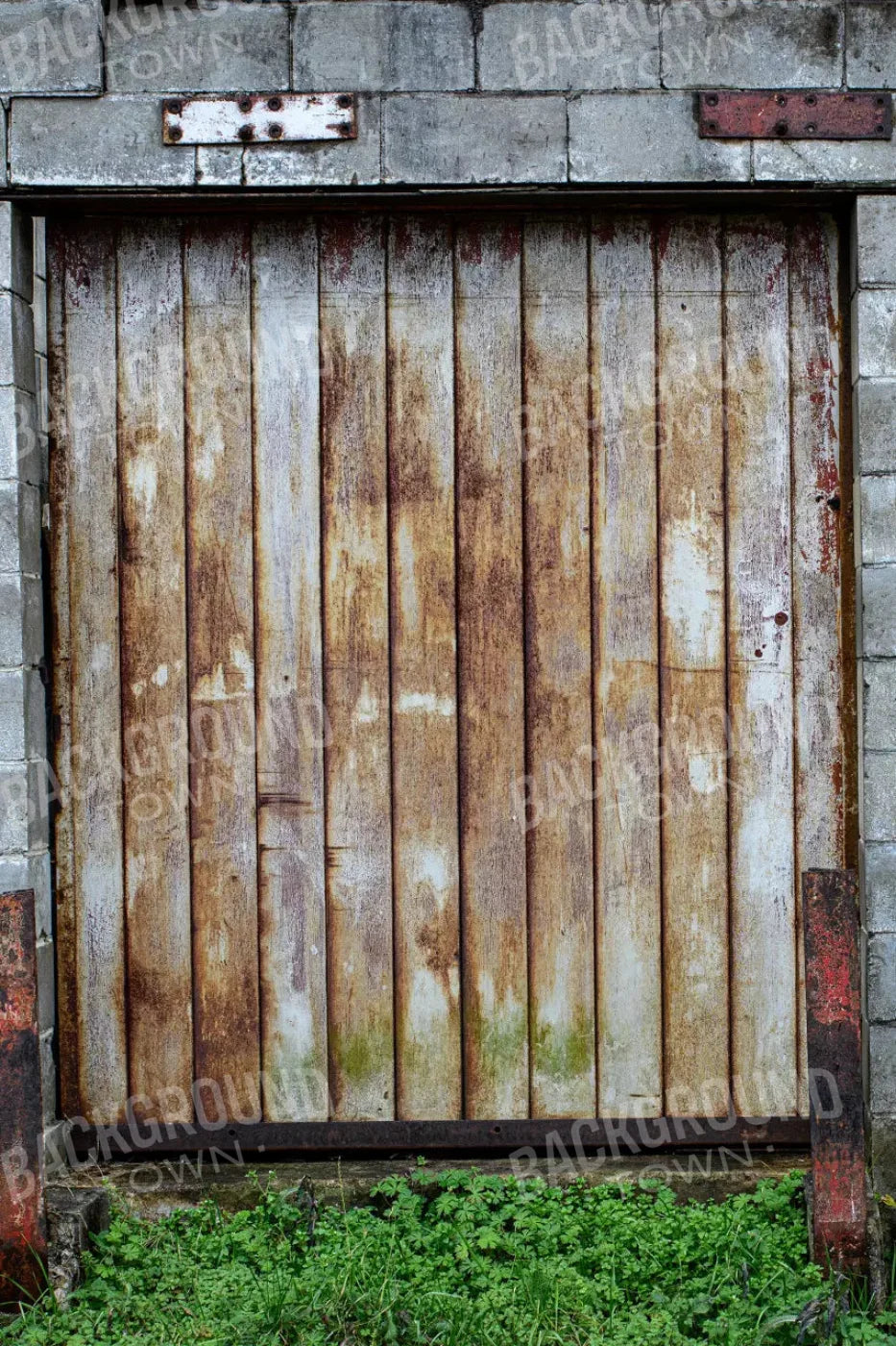 Factory Door 5X8 Ultracloth ( 60 X 96 Inch ) Backdrop