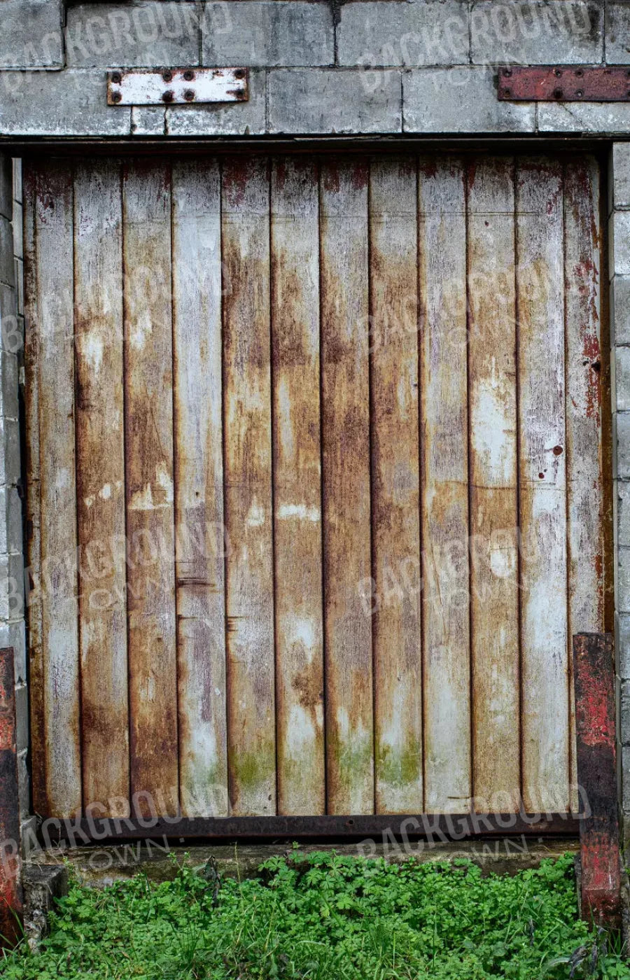 Factory Door 8X12 Ultracloth ( 96 X 144 Inch ) Backdrop