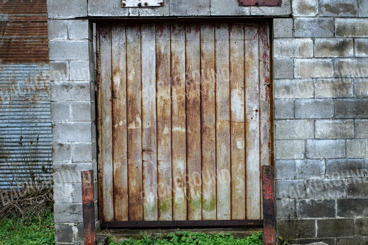 Factory Door 8X5 Ultracloth ( 96 X 60 Inch ) Backdrop