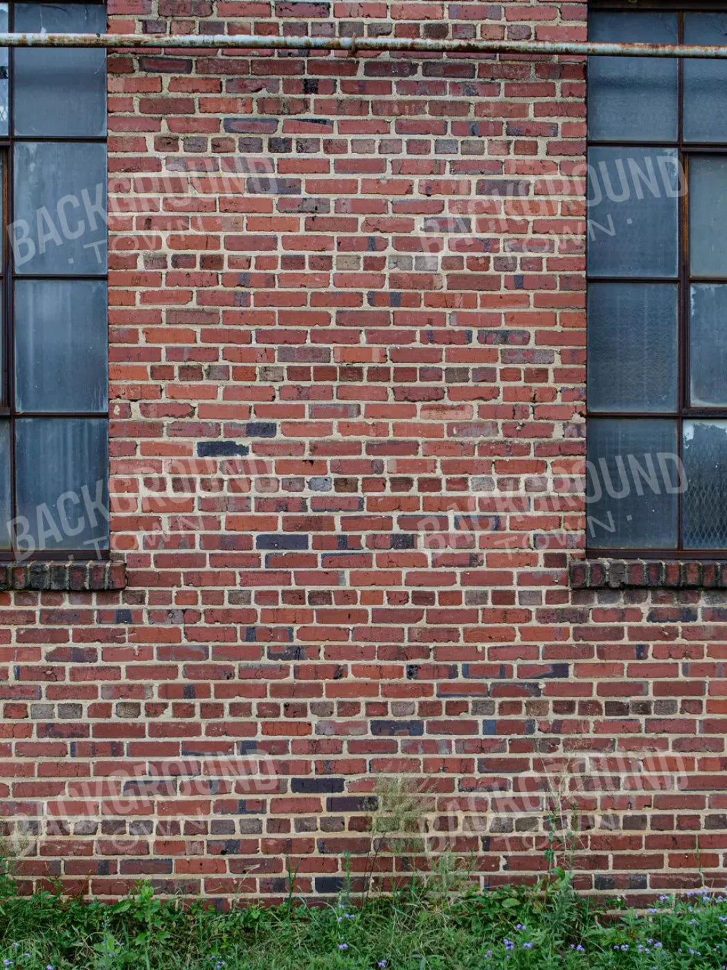 Factory Wall 5X68 Fleece ( 60 X 80 Inch ) Backdrop