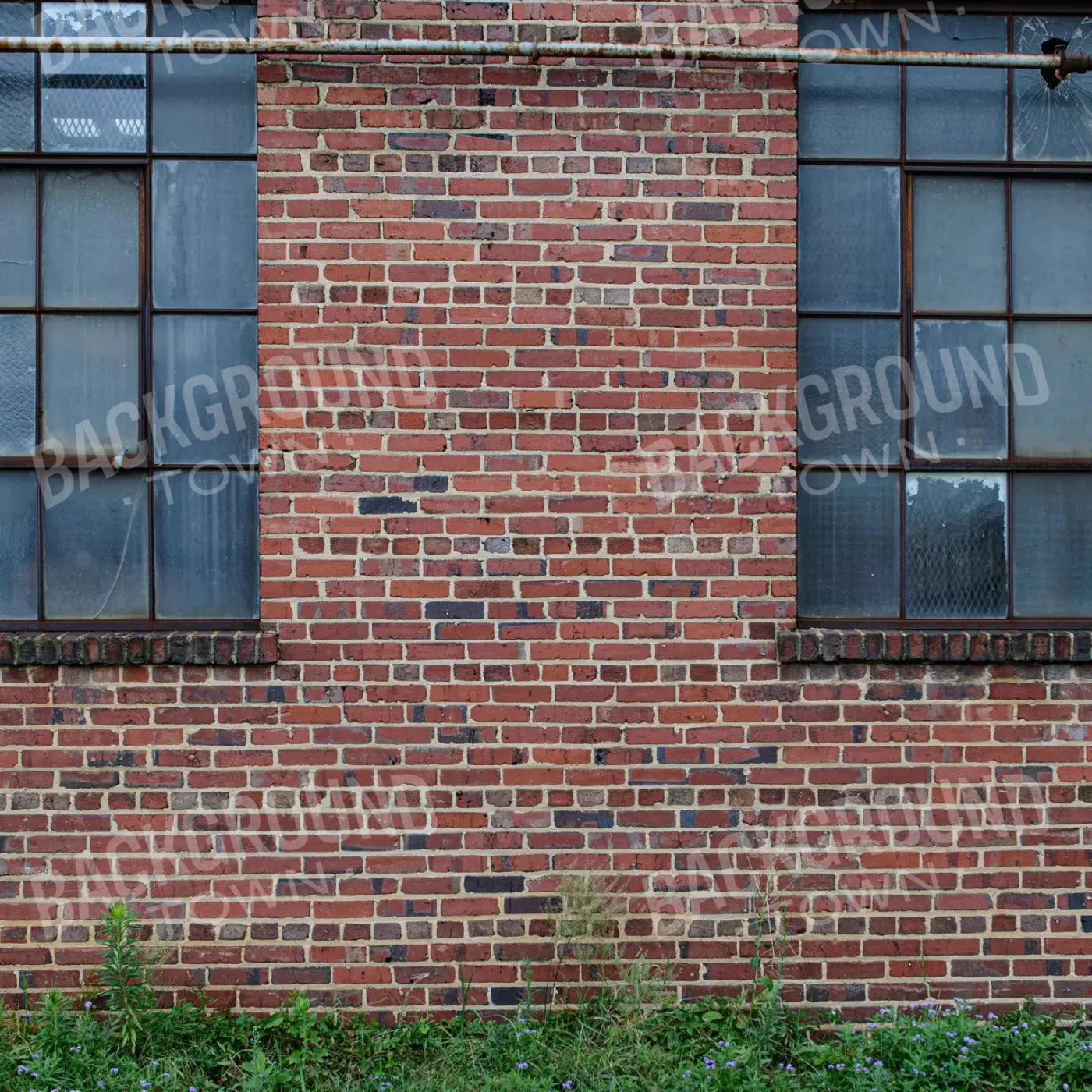 Factory Wall 8X8 Fleece ( 96 X Inch ) Backdrop