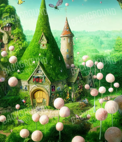 Fairy Castle 10X12 Ultracloth ( 120 X 144 Inch ) Backdrop