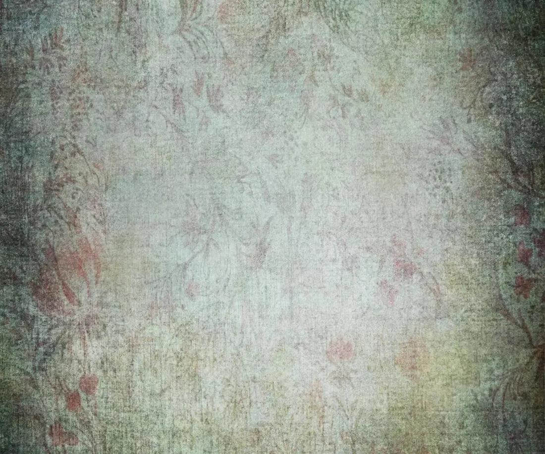 Fairy Garden Green 5X42 Fleece ( 60 X 50 Inch ) Backdrop