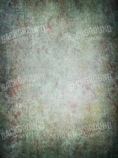 Fairy Garden Green 5X7 Ultracloth ( 60 X 84 Inch ) Backdrop