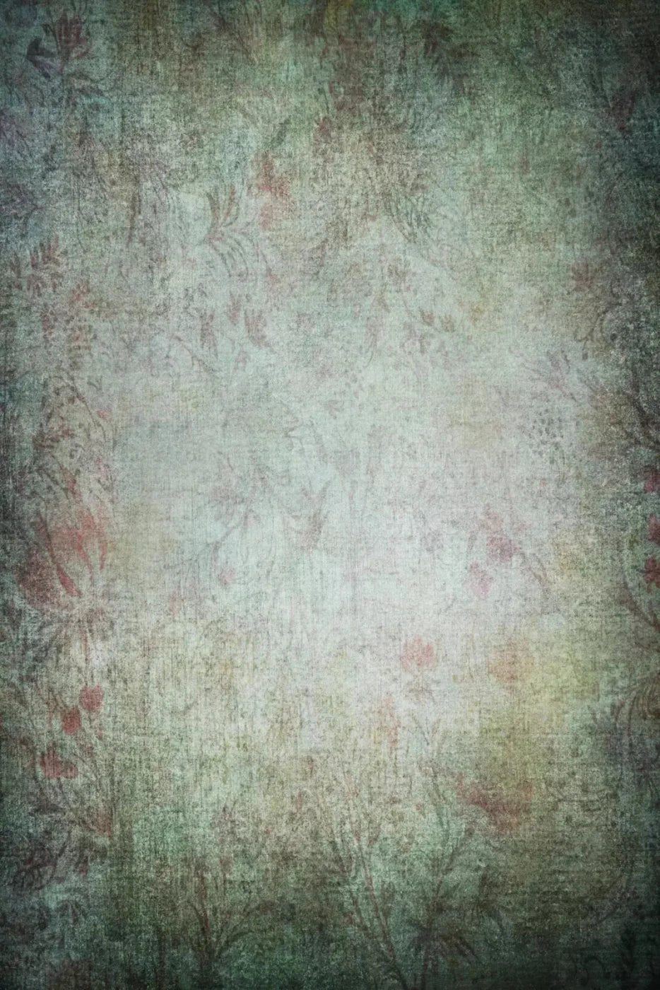 Fairy Garden Green 5X8 Ultracloth ( 60 X 96 Inch ) Backdrop