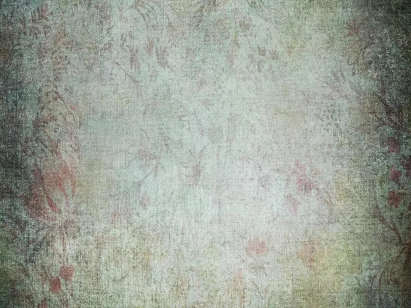 Fairy Garden Green 68X5 Fleece ( 80 X 60 Inch ) Backdrop